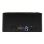 StarTech.com USB 3.0 / eSATA dubbel harde-schijf docking station met UASP voor 2,5/3,5 inch SATA SSD / HDD SATA 6 Gbps (SDOCK2U33EB) thumbnail