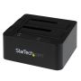 StarTech.com USB 3.0 / eSATA dubbel harde-schijf docking station met UASP voor 2,5/3,5 inch SATA SSD / HDD SATA 6 Gbps (SDOCK2U33EB) thumbnail