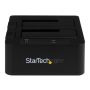 StarTech.com USB 3.0 / eSATA dubbel harde-schijf docking station met UASP voor 2,5/3,5 inch SATA SSD / HDD SATA 6 Gbps (SDOCK2U33EB) thumbnail