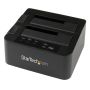 StarTech.com Dual Bay Hard Drive Cloner, Standalone USB 3.2 Gen 1 (5 Gbps) / eSATA naar 2.5/3.5" SATA III HDD/SSD Kloner/Copier, Harde Schijf Duplicator Dock, Hard Disk Copy (SDOCK2U33RE) thumbnail