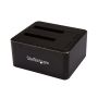 StarTech.com Dual-bay SATA HDD docking station voor 2 x 2.5/3.5" SATA SSDs/HDDs USB 3.0 (SDOCK2U33V) thumbnail