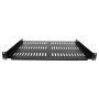 StarTech.com 1U Rack Shelf - Universele Geventileerde 19 inch Server Rack Plank/Lade voor AV/Data/Netwerk Apparatuur – Cantilever/Uitkragende Ligger – Duurzaam Ontwerp – Max. 25kg - Diepte 30 cm (12”) (SHELF-1U-12-FIXED-V) thumbnail