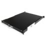 StarTech.com 1U Uitschuifbare Keyboard Tray voor Server Rack, Max 25kg, 22"/55cm Diep, Stalen Uittrekbare Lade/Plank voor 19" AV, Netwerk Rack (SLIDESHELFD) thumbnail