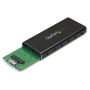 StarTech.com M.2 naar SATA SSD behuizing USB 3.1 (10Gbps) met USB-C kabel externe behuizing (SM21BMU31C3) thumbnail
