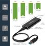 StarTech.com M.2 SSD Behuizing voor M.2 SATA SSDs - USB 3.0 (5Gbps) met UASP - Externe M.2 SSD Behuizing - Aluminum (SM2NGFFMBU33) thumbnail