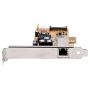 StarTech.com 1 Port 2.5Gbps PoE Netwerk Kaart, PCIe Ethernet Kaart met RJ45, 30W 802.3at PoE NIC voor Desktops/Servers, Low Profile Netwerk PoE LAN Adapter, NBaseT, Windows/Linux (ST1000PEXPSE) thumbnail