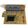 StarTech.com 4-Poort PCI Express gigabit netwerk adapter kaart Quad Port PCIe Gigabit NIC (ST1000SPEX43) thumbnail