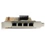 StarTech.com 4-Poort PCI Express gigabit netwerk adapter kaart Quad Port PCIe Gigabit NIC (ST1000SPEX43) thumbnail