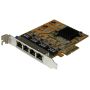 StarTech.com 4-Poort PCI Express gigabit netwerk adapter kaart Quad Port PCIe Gigabit NIC (ST1000SPEX43) thumbnail