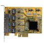 StarTech.com 4-Poort PCI Express gigabit netwerk adapter kaart Quad Port PCIe Gigabit NIC (ST1000SPEX43) thumbnail