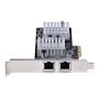 StarTech.com 2-Port 10GbE PCIe Netwerk Adapter Kaart, Netwerk Kaart voor PC/Desktop/Server, Zes Snelheden, PCIe Gigabit Ethernet Kaart met Jumbo Frame Ondersteuning, NIC/LAN Interface Kaart, 10GBASE-T en NBASE-T (ST10GSPEXNDP2) thumbnail