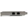 StarTech.com 2-poorts PCI Express (PCIe x4) gigabit ethernet server netwerk- adapter kaart Intel i350 NIC thumbnail