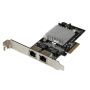 StarTech.com 2-poorts PCI Express (PCIe x4) gigabit ethernet server netwerk- adapter kaart Intel i350 NIC thumbnail