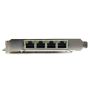 StarTech.com 4-poorts gigabit Power over Ethernet PCIe-netwerkkaart - PSE / PoE PCI Express NIC thumbnail