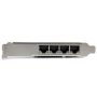 StarTech.com 4 poorts gigabit ethernet netwerkkaart PCI Express Intel 1350 NIC thumbnail
