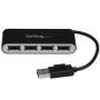 StarTech.com 4-poorts draagbare USB 2.0 hub met geïntegreerde kabel (ST4200MINI2) thumbnail