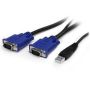 StarTech.com 16-poort 1U-Rack USB KVM-switch met OSD en Bekabeling (SV1631DUSBUK) thumbnail