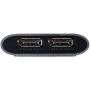 StarTech.com Thunderbolt 3 naar Dual DisplayPort Adapter DP 1.4 Dual 4K 60Hz of Single 8K/5K Thunderbolt 3 naar DP Adapter TB3 naar 2x DisplayPort Monitor Video Display Adapter Mac/Windows (TB32DP14) thumbnail