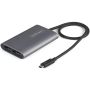StarTech.com Thunderbolt 3 naar Dual DisplayPort Adapter DP 1.4 Dual 4K 60Hz of Single 8K/5K Thunderbolt 3 naar DP Adapter TB3 naar 2x DisplayPort Monitor Video Display Adapter Mac/Windows (TB32DP14) thumbnail