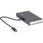 StarTech.com Dual-Monitor Thunderbolt Mini Dock, 4K 60Hz DisplayPort, Driverloze Hub voor Windows & Mac, Gigabit Ethernet, 1x USB-A (USB 5Gbps), 28cm Kabel (TB3DKM2DPL) thumbnail
