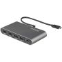 StarTech.com Thunderbolt 3 Mini Dock, Draagbare Dual Monitor Docking Station met HDMI 4K 60Hz, 2x USB-A Hub (USB 3.0/2.0), GbE, 28cm Kabel, TB3 Multiport Adapter, Mac/Windows (TB3DKM2HDL) thumbnail