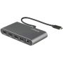 StarTech.com Dual-Monitor Thunderbolt Mini Dock, 4K 60Hz HDMI, Driverloze Hub voor Windows & Mac, Gigabit Ethernet, 1x USB-A (USB 5Gbps), 28cm Kabel (TB3DKM2HDL) thumbnail