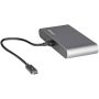 StarTech.com Dual-Monitor Thunderbolt Mini Dock, 4K 60Hz HDMI, Driverloze Hub voor Windows & Mac, Gigabit Ethernet, 1x USB-A (USB 5Gbps), 28cm Kabel (TB3DKM2HDL) thumbnail