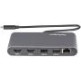 StarTech.com Dual-Monitor Thunderbolt Mini Dock, 4K 60Hz HDMI, Driverloze Hub voor Windows & Mac, Gigabit Ethernet, 1x USB-A (USB 5Gbps), 28cm Kabel (TB3DKM2HDL) thumbnail
