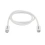 StarTech.com 1m Thunderbolt 3 Kabel, 20Gbps, 100W PD, 4K, Thunderbolt Gecertificeerd, Thunderbolt 4/USB 3.2/DisplayPort Compatibel, Wit (TBLT3MM1MW) thumbnail
