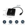StarTech.com USB-C naar dual Gigabit Ethernet adapter met USB (Type-A) poort (US1GC301AU2R) thumbnail