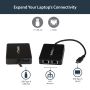 StarTech.com USB-C naar dual Gigabit Ethernet adapter met USB (Type-A) poort (US1GC301AU2R) thumbnail