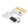 StarTech.com USB-C naar Ethernet adapter met 3 poorts USB 3.0 hub en Power Delivery (US1GC303APD) thumbnail