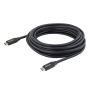 StarTech.com 4m USB-C Laadkabel, Fast Charge & Sync Type C Kabel, 100W (5A) PD, USB 2.0, USB-IF Gecertificeerd - Zwarte USB Oplaadkabel (USB2C5C4M) thumbnail