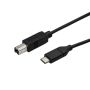 StarTech.com 50cm USB-B naar USB-C Kabel, USB 2.0, Type C naar USB-B Data Transfer Kabel (USB2CB50CM) thumbnail