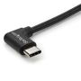 StarTech.com 1m USB-C Laadkabel, Haakse Charge & Sync Type C Laptop Laadkabel, 60W (3A) PD, USB 2.0 - Zwarte USB-C Oplaadkabel (USB2CC1MR) thumbnail
