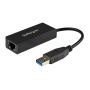 StarTech.com USB 3.0 naar Gigabit Ethernet Netwerk Adapter, 10/100/1000 Mbps, USB naar RJ45, USB 3.0 naar LAN Adapter, USB 3.0 Ethernet Adapter (GbE), TAA Compliant (USB31000S) thumbnail