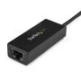 StarTech.com USB 3.0 naar Gigabit Ethernet Netwerk Adapter, 10/100/1000 Mbps, USB naar RJ45, USB 3.0 naar LAN Adapter, USB 3.0 Ethernet Adapter (GbE), TAA Compliant (USB31000S) thumbnail