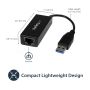 StarTech.com USB 3.0 naar Gigabit Ethernet Adapter voor Windows en Mac - 10/100/1000 NIC Netwerk Converter - USB naar RJ45 Gb Netwerk Adapter voor Laptop en Desktop Computers - USB Bus Powered (USB31000S) thumbnail