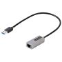StarTech.com USB 3.0 naar Gigabit Ethernet Network Adapter - 10/100/1000 Mbps, USB naar RJ45, USB 3.0 naar LAN Adapter, USB 3.0 Ethernet Adapter (GbE), 30cm Aangesloten Kabel, Driverless Install (USB31000S2) thumbnail