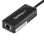 StarTech.com USB 3.0 naar gigabit Ethernet-adapter NIC met USB-poort - zwart (USB31000SPTB) thumbnail