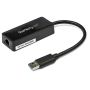 StarTech.com USB 3.0 naar gigabit Ethernet-adapter NIC met USB-poort - zwart (USB31000SPTB) thumbnail