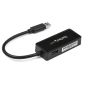 StarTech.com USB 3.0 naar gigabit Ethernet-adapter NIC met USB-poort - zwart (USB31000SPTB) thumbnail
