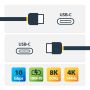 StarTech.com USB-C kabel met Power Delivery (5A) - M/M - 1 m - USB 3.1 (10Gbps) - USB-IF gecertificeerd (USB31C5C1M) thumbnail