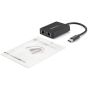 StarTech.com USB 3.0 naar Dual Port Gigabit Ethernet Adapter, USB 3.0 Netwerkadapter NIC met USB Poort, USB naar 2x RJ45 LAN GbE Adapter, USB Passthrough thumbnail
