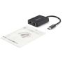 StarTech.com USB 3.0 naar 2-poorts gigabit Ethernet-adapter NIC met USB-poort (USB32000SPT) thumbnail