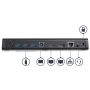 StarTech.com USB 3.0 Dock, Dual Monitor met HDMI & 4K DisplayPort, USB 3.0 naar 4x USB-A, Ethernet, HDMI en DP, Universeel USB Type A Laptop Docking Station voor Mac & Windows (USB3DOCKHDPC) thumbnail