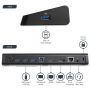 StarTech.com USB 3.0 Dock, Dual Monitor met HDMI & 4K DisplayPort, USB 3.0 naar 4x USB-A, Ethernet, HDMI en DP, Universeel USB Type A Laptop Docking Station voor Mac & Windows (USB3DOCKHDPC) thumbnail