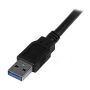 StarTech.com USB 3.0 kabel A naar A M/M 3 m (USB3SAA3MBK) thumbnail