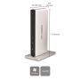 StarTech.com Dual-monitor USB 3.0 docking station met DVI en verticale standaard (USB3SDOCKDD) thumbnail