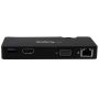 StarTech.com Reis docking station voor laptops - HDMI of VGA - USB 3.0 (USB3SMDOCKHV) thumbnail